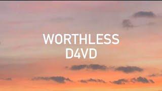 d4vd - Worthless Lyrics