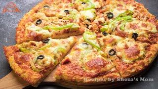 পারফেক্ট পিৎজা ডো তৈরি সহ পিৎজা রেসিপি  Baked Pizza Recipe  Italian Pizza  Homemade Pizza Recipe