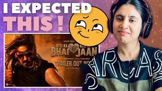 Kisi Ka Bhai Kisi Ki Jaan Trailer Reaction Salman Khan Venkatesh D Pooja Hegde  Ashmita Reacts
