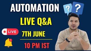 Live Automation Q&A With Mukesh Otwani