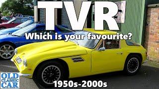 TVR cars - classic TVRs in photos 1950s - 2000s