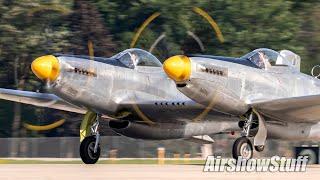 XP-82 Twin Mustang Flybys - EAA AirVenture Oshkosh 2019