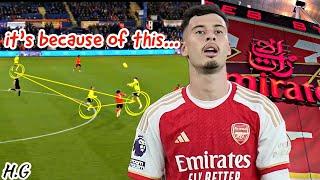 Why is Gabriel Martinelli Struggling for Arsenal this season? Tactical Analysis Role under Arteta…