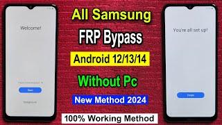 Finally Without Pc 2024 Samsung Frp Bypass Android 1213  Gmail Lock Remove Samsung New Security