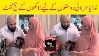 Nida Yasir packing Hajj gifts for friends