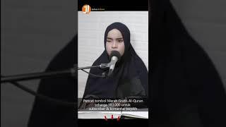 MASYAALLAH Bacaan Al-Mulk Oleh Putri Ariani  #SHORTS