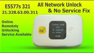 how to Huwaei E5577s 321 21.328.63.00.311 #Digi #Unlock #Network #Unlock code