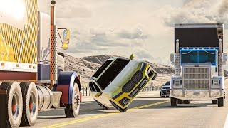 Speeding & Overtaking  Dangerous Driving and Car Crashes BeamNG.Drive