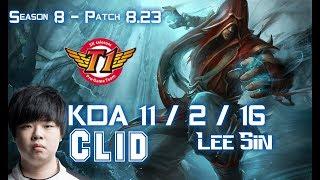 SKT T1 Clid LEE SIN vs CAMILLE Jungle - Patch 8.23 KR Ranked