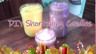 DIY Shortening Candles