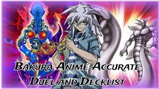 Bakura Anime Accurate Duel and Decklist Yu-Gi-Oh  Edopro