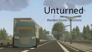 Unturned Elver  Wanted Poster Locations