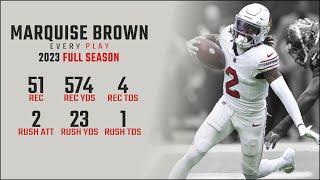 Marquise Brown Full Season Replay Every Target Catch and Run in the 2023 NFL Season