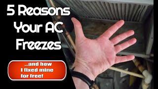 5 reasons your ac freezes & how I fixed mine for free