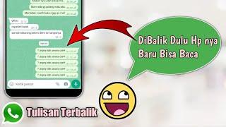 Cara Membuat Tulisan Terbalik Di Hp Android Tanpa Aplikasi