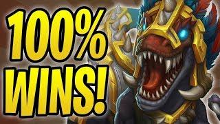 *100%* WINRATE WITH GONK OTK DRUID  Gonk the Raptor  Rastakhans Rumble  Hearthstone