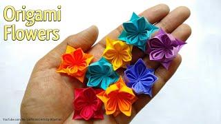 Tutorial Origami Flowers  paper flowers