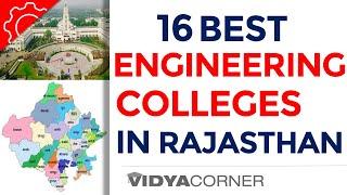 16 Engineering Colleges in Rajasthan Known for its Education Placements Ranking  Entrance Exams