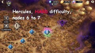 Hercules event HARD difficulty  Nodes 6 to 7  Disney Mirrorverse