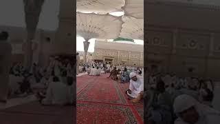 Infront of Gumbad e Khazra Live Naat reciting in Madinah  MashaAllah