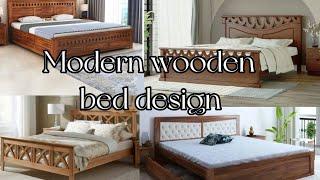 Modern wooden bed design। Double king size storage bed design।