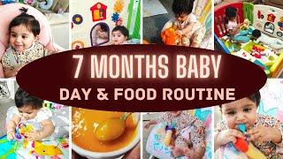 7 MONTHS BABY  DAY & FOOD ROUTINE  #baby_routine