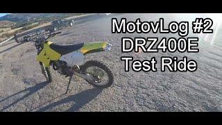 Suzuki DRZ400e Build test ride motovlog#2