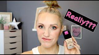 WET & WILD PHOTOFOCUS DEWY FOUNDATION REVIEW AND WEAR TEST - OVER 40 SKIN