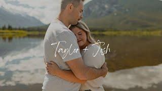 Film Inspired Banff Engagement  Calgary Wedding Videographer