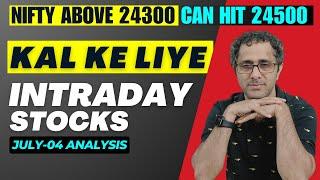 Intraday Stocks For Tomorrow  #banknifty #stockmarket #nifty Analysis For July-4