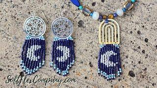 How to Make Beaded Fringe Earrings with Delicas & Thread Spill the Beads with Joyce Trowbridge