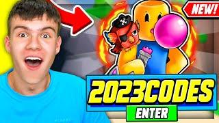 *NEW* ALL WORKING CODES FOR BUBBLE GUM CLICKER 2023 ROBLOX BUBBLE GUM CLICKER CODES