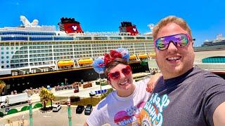 Boarding Disney Fantasy for the NEW Lookout Cay at Lighthouse Point Private Cruise Destination