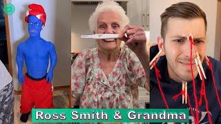 *1 HOUR*Ross Smith & Grandma TikTok Videos 2024  New Ross & Smooth Smith Funny Videos