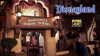 2019 Pinocchios Daring Journey On Ride 4k Ultra HD Low Light POV Disneyland