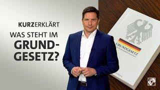 #kurzerklärt Was steht im Grundgesetz?