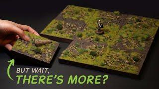 DnD Wilderness Terrain - Modular & Expandable. Plus EASY static grass