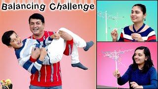 BALANCING CHALLENGE  Family comedy family challenge  Suspend Game  Aayu and Pihu Show