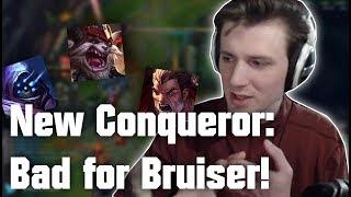 Hashinshin explains why new Conqueror is bad on Bruisers