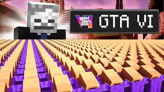 1000000 Villagers Simulate GTA 6 in Minecraft