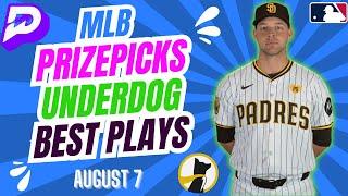 MLB PrizePicks Today  Best 3 Plays  Wednesday  872024   UnderDog Included