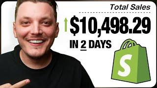 I Made $10000 In 2 Days Selling A T Shirt  Shopify POD Business