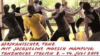 Afrikanischer Tanz in Italien mit Jacqueline Moesch Mampuya