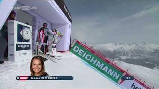 Ski-Wm St. Moritz Lauf von Ramona Siebenhofer AUT  Platz 9