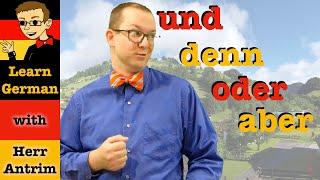 How to Use Coordinating Conjunctions in German und oder aber denn & more