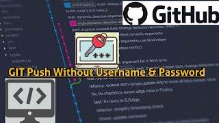 Configure Git push without username and password l password less Communication