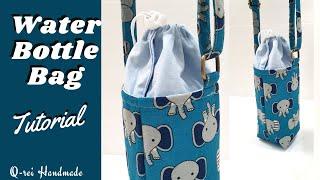 How To Make Water Bottle Bag  Cara Membuat Cover Botol Minum  Bag For Water Bottle