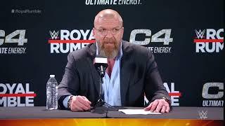 @WWE Triple H talking smack about @AEW  Forbidden Door @NJPW @NJPWGLOBAL