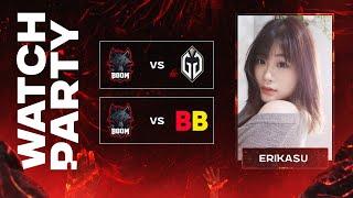 WATCH PARTY THE INTERNATIONAL DAY 2 - BOOM ESPORTS VS Gaimin Gladiators Ft. Erika Su