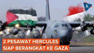 TNI Kerahkan Pesawat Hercules Kirim Bantuan Kemanusiaan ke Palestina